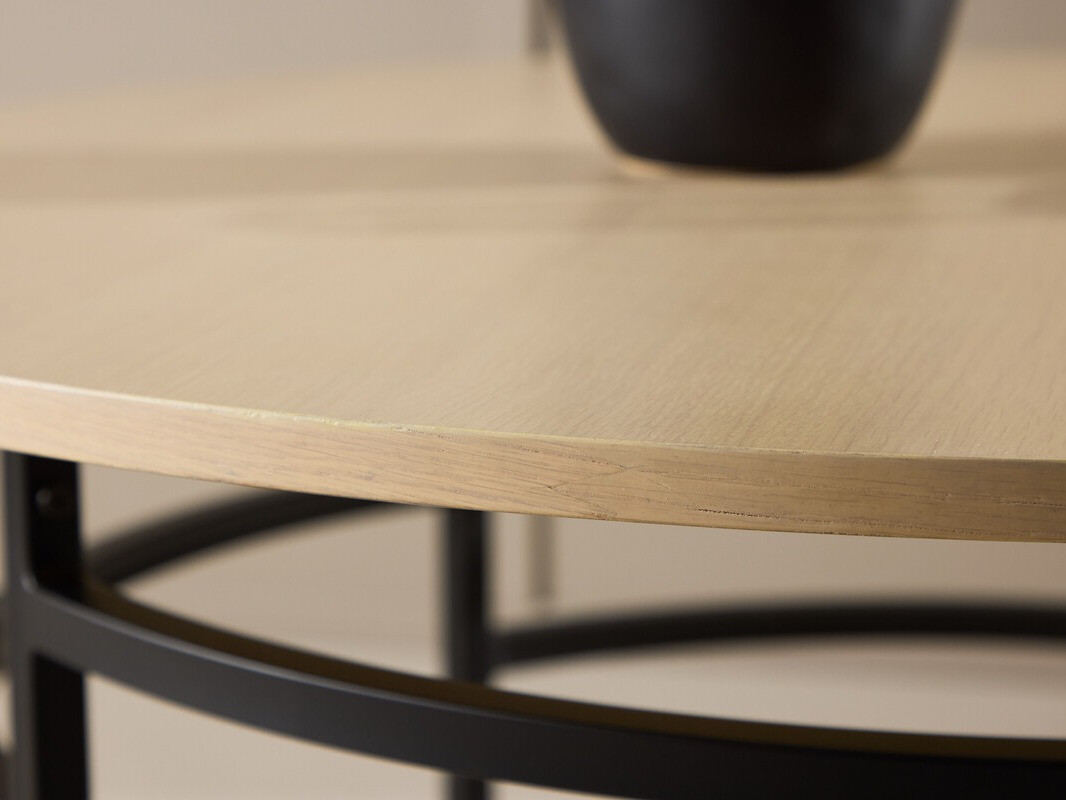 Масичка за кафе Dallas 4696 (Черен + Светлокафяво)