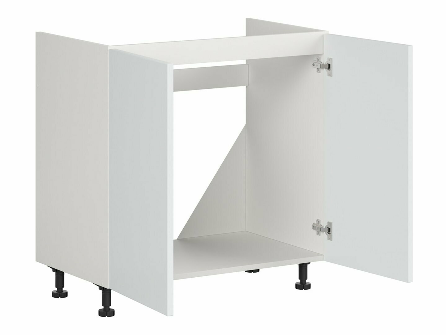 Модулен шкаф за мивка с врати Top White 125