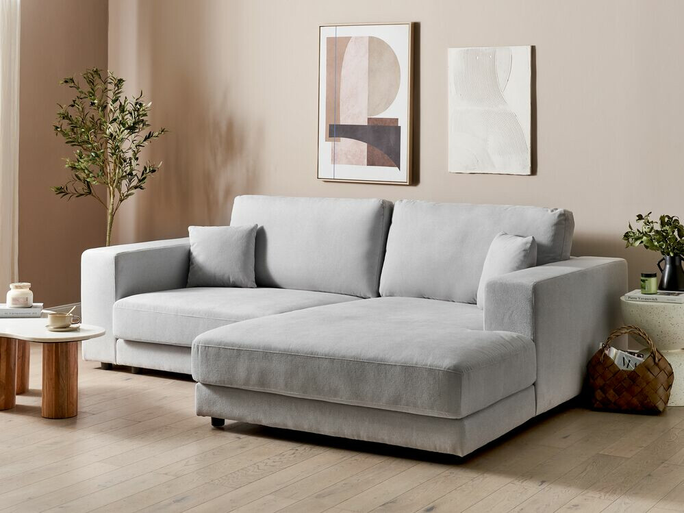 Ъглов диван Berwyn 2486 (Светло сив)