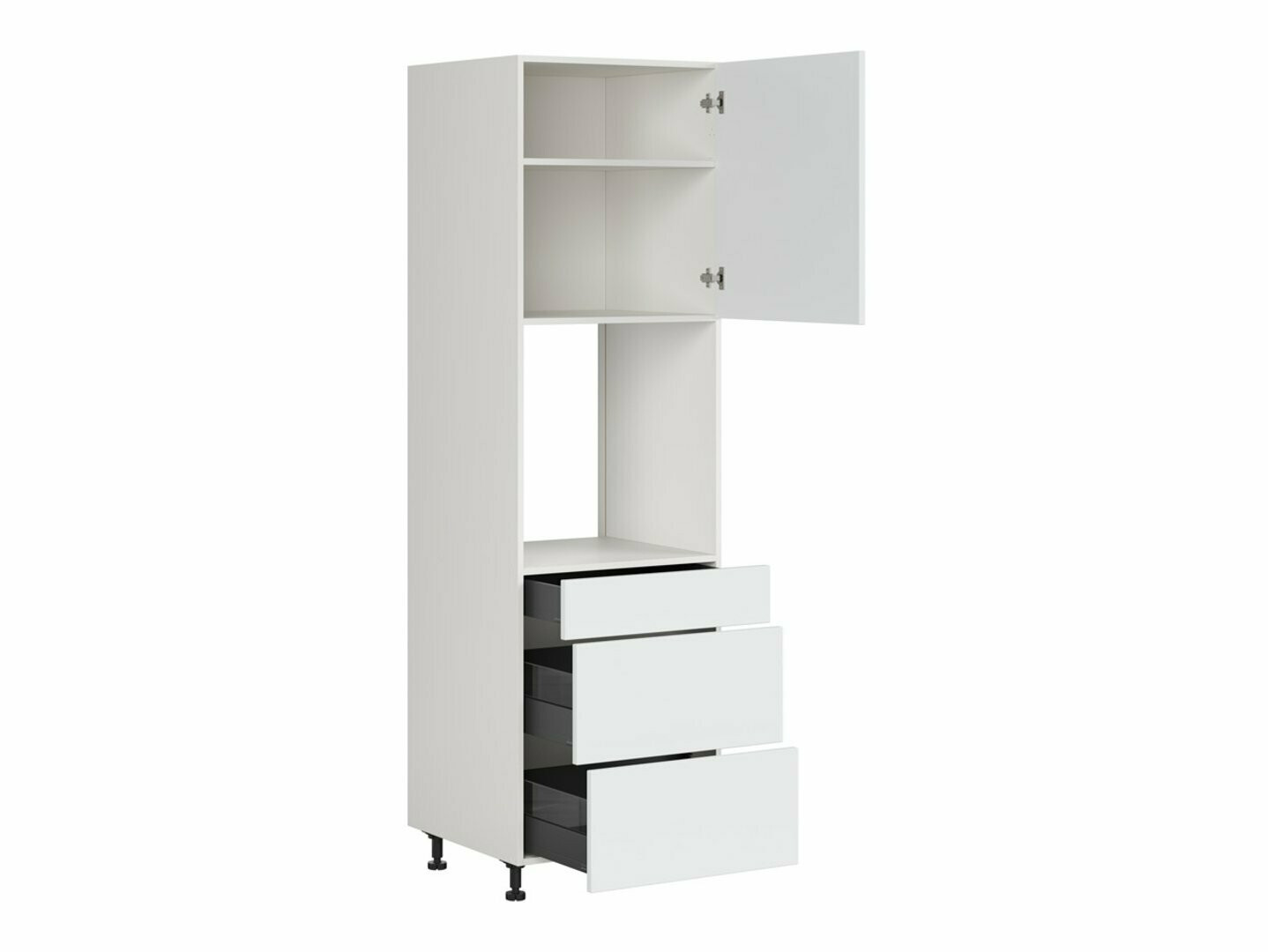Модулен шкаф за вградени уреди Top White 132