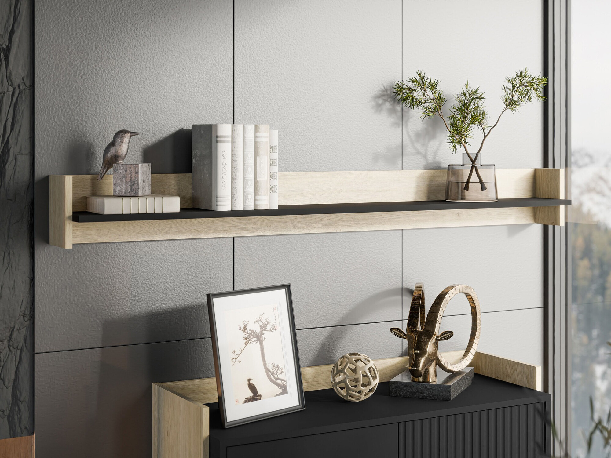 Стенна етажерка Mavnoli 104