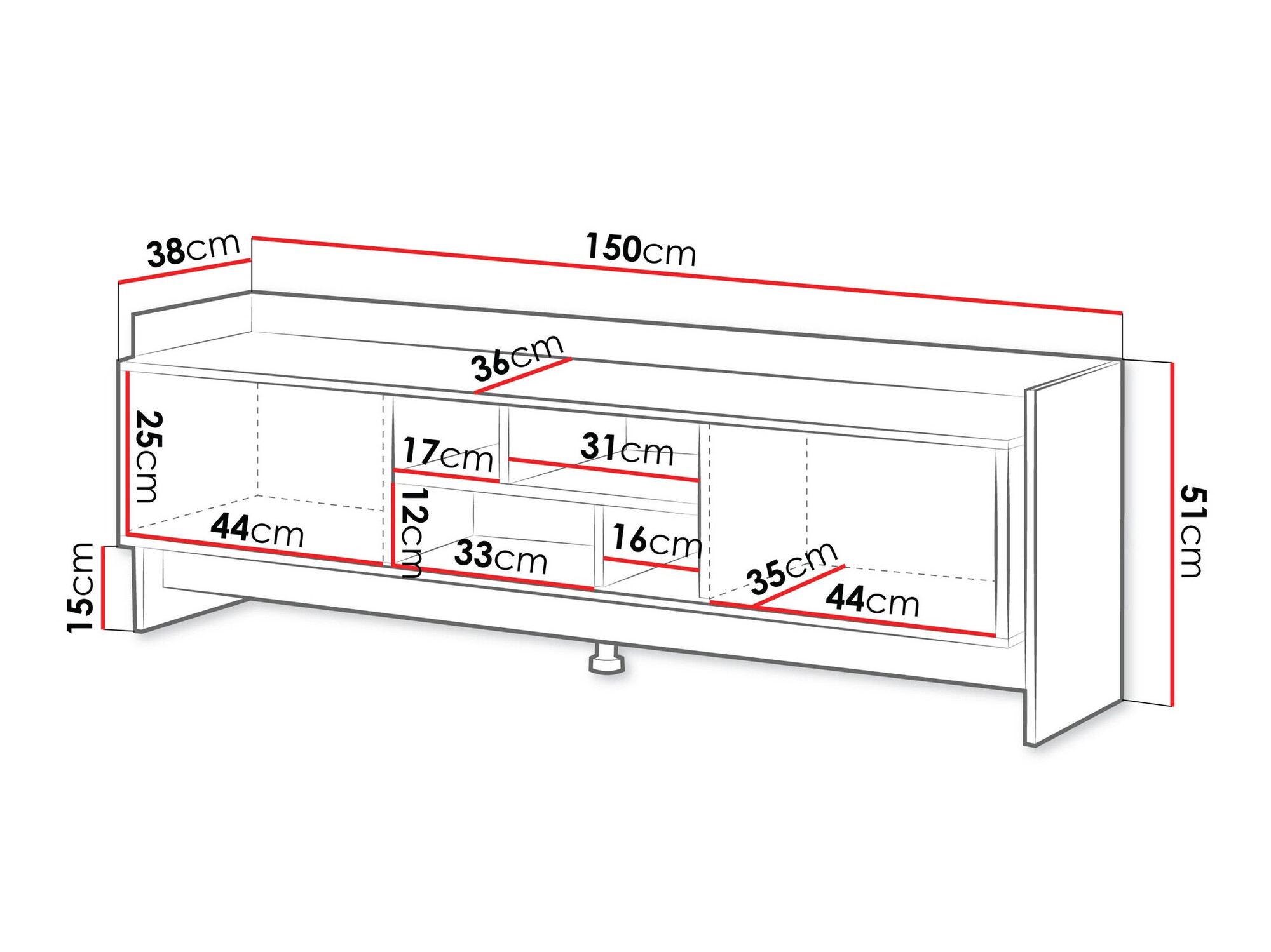ТВ шкаф Mavnoli 105