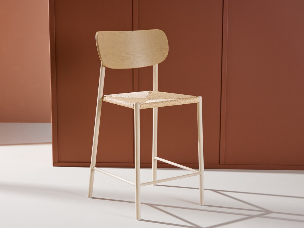 Нисък бар стол Dallas 4705 (Светлокафяво)