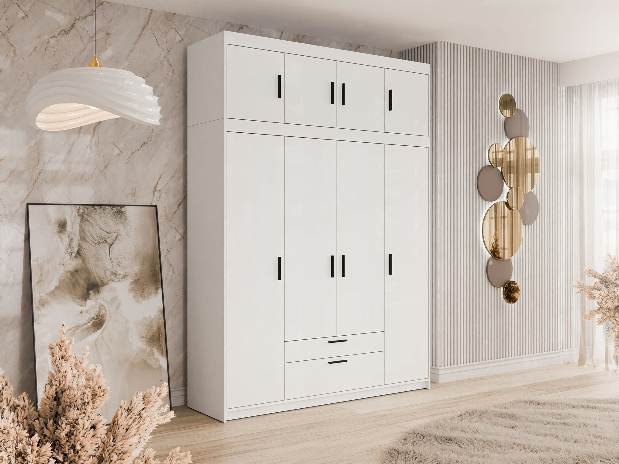 Гардероб Novduni 106 (Бял)