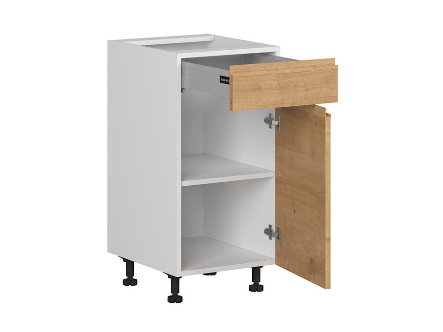 Модулен шкаф с чекмедже и врати Soli Oak 103