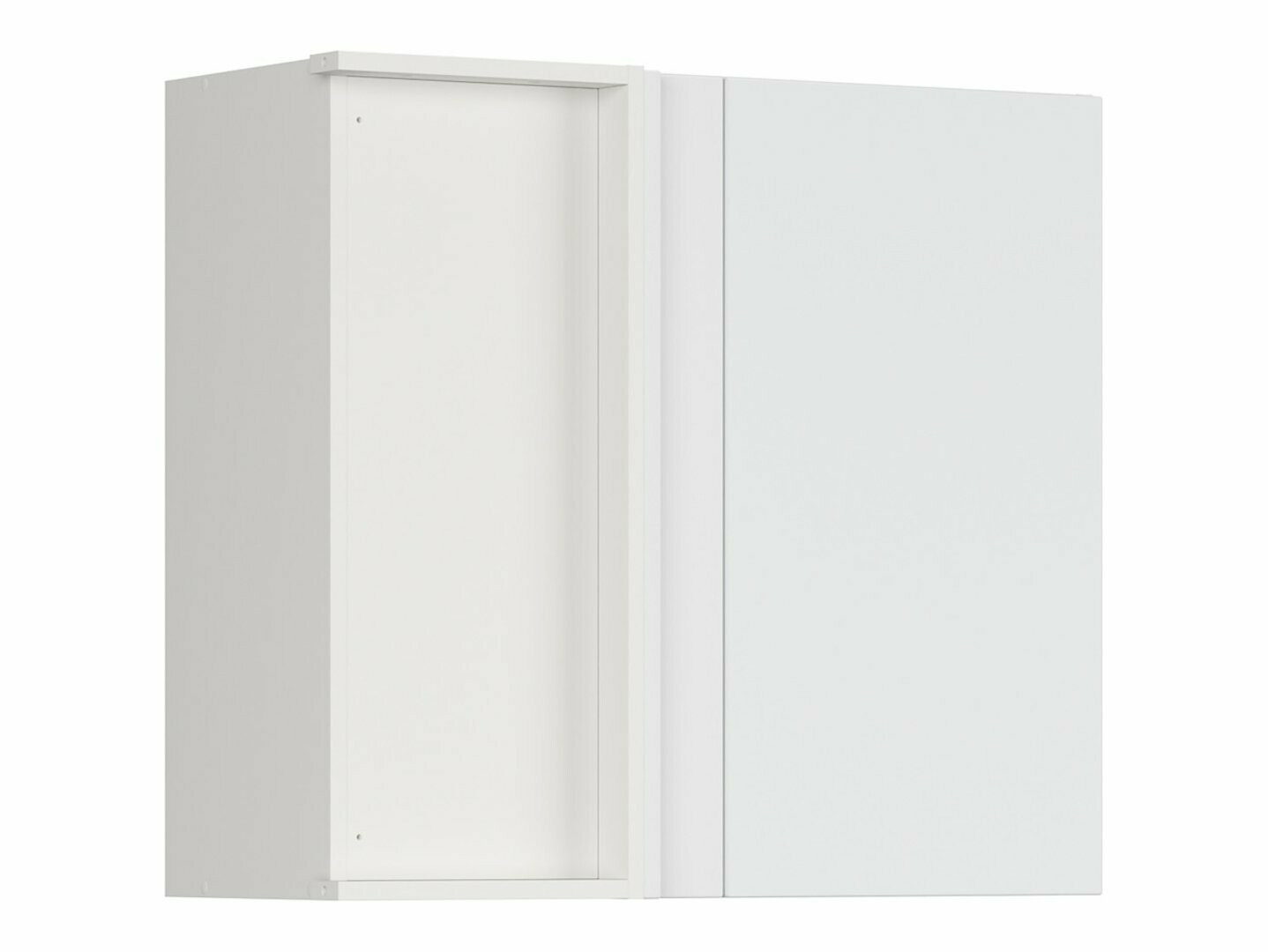 Модулен окачен ъглов шкаф Top White 155