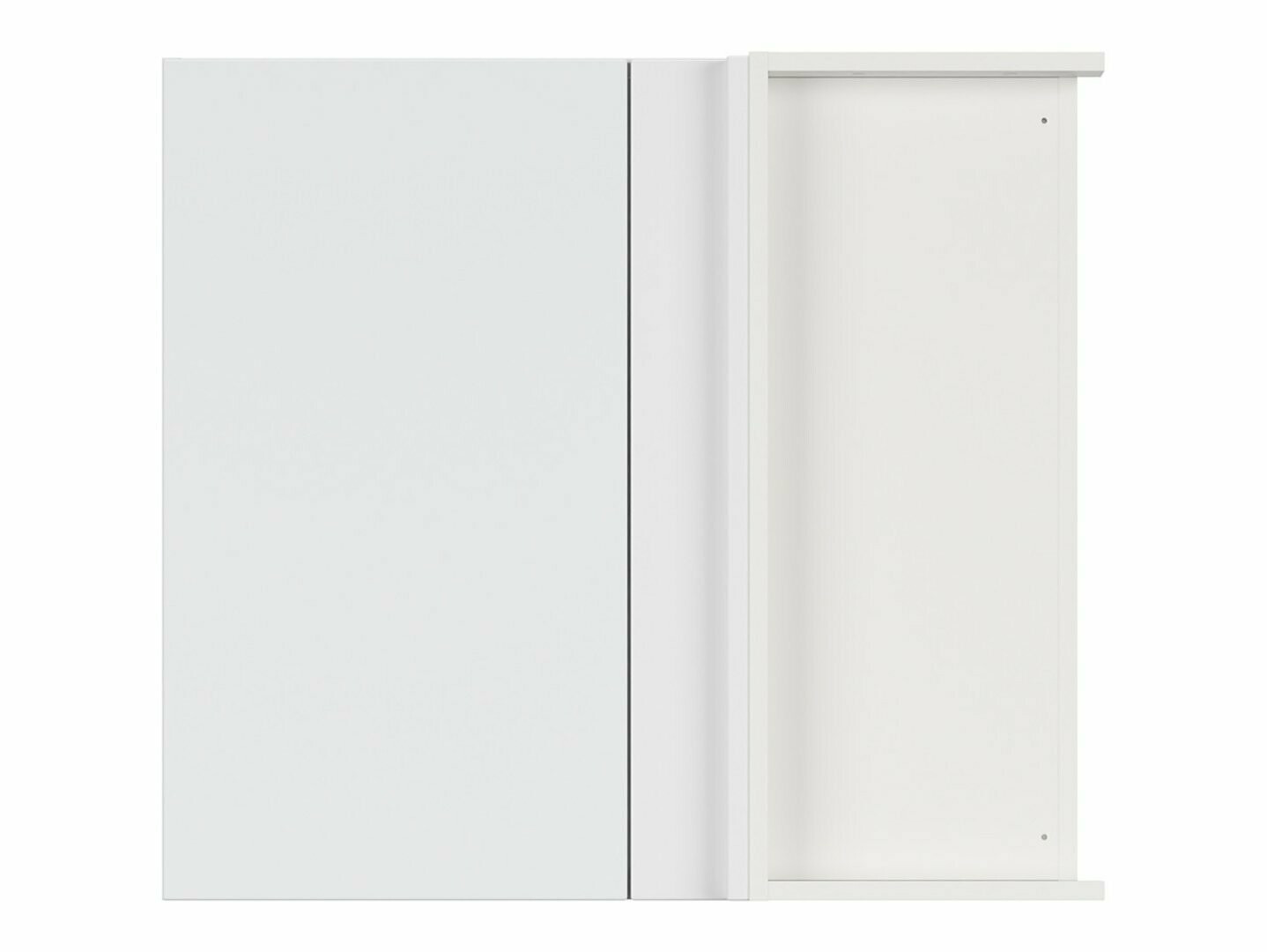 Модулен окачен ъглов шкаф Top White 155