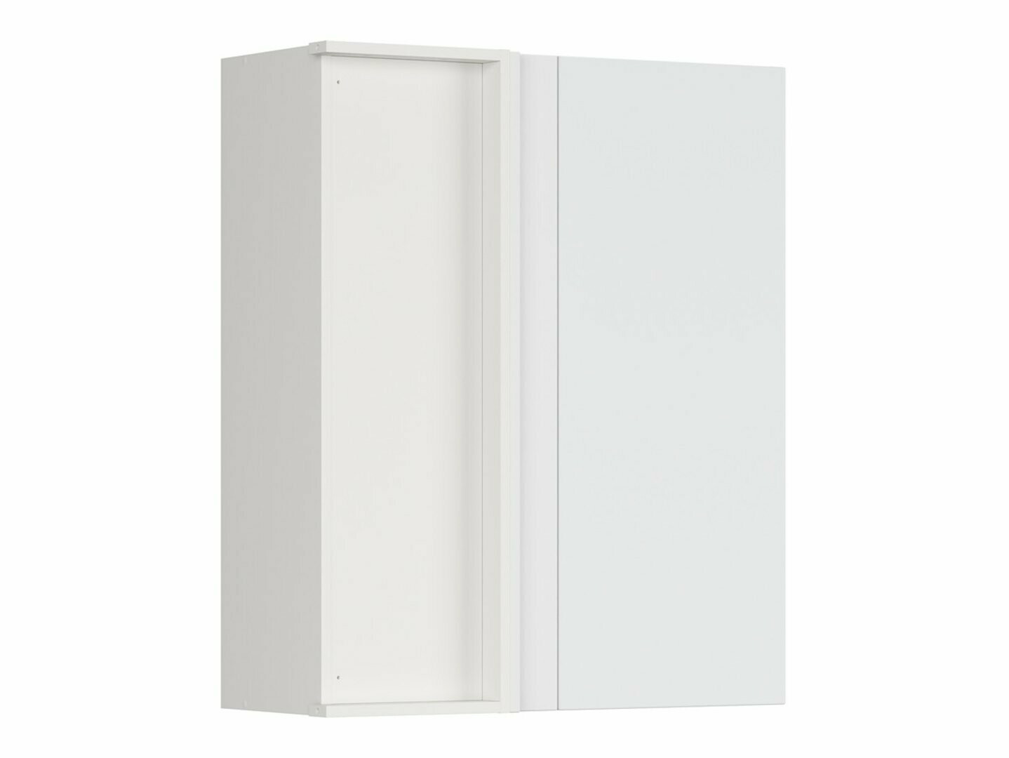 Модулен окачен ъглов шкаф Top White 156