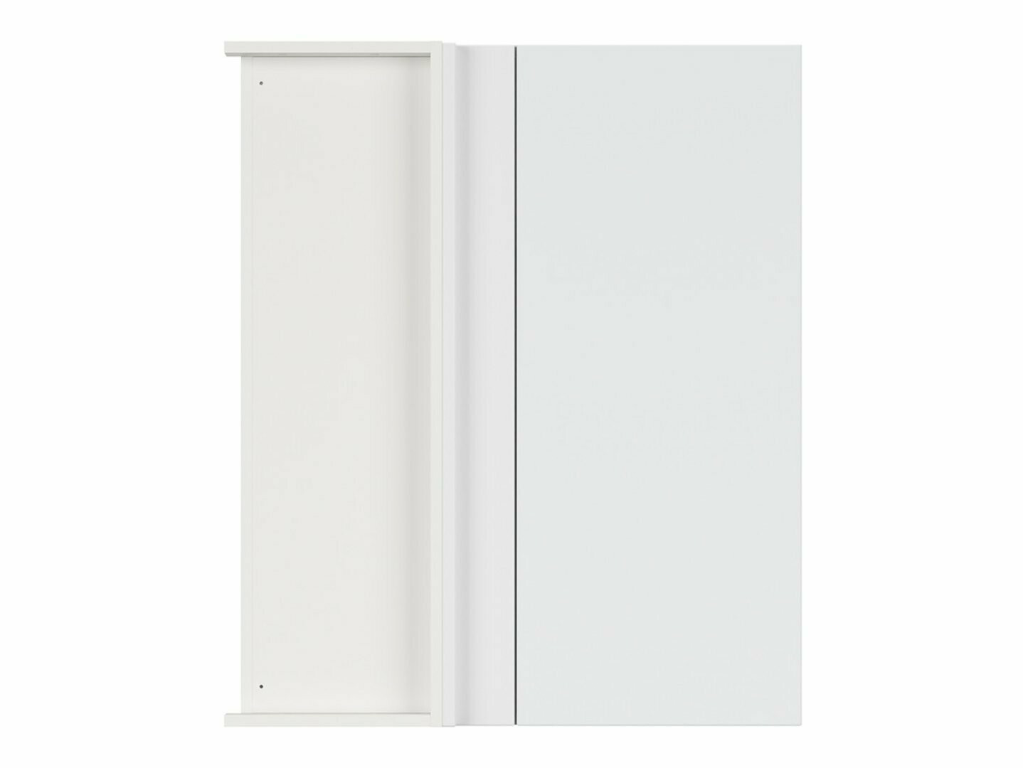 Модулен окачен ъглов шкаф Top White 156