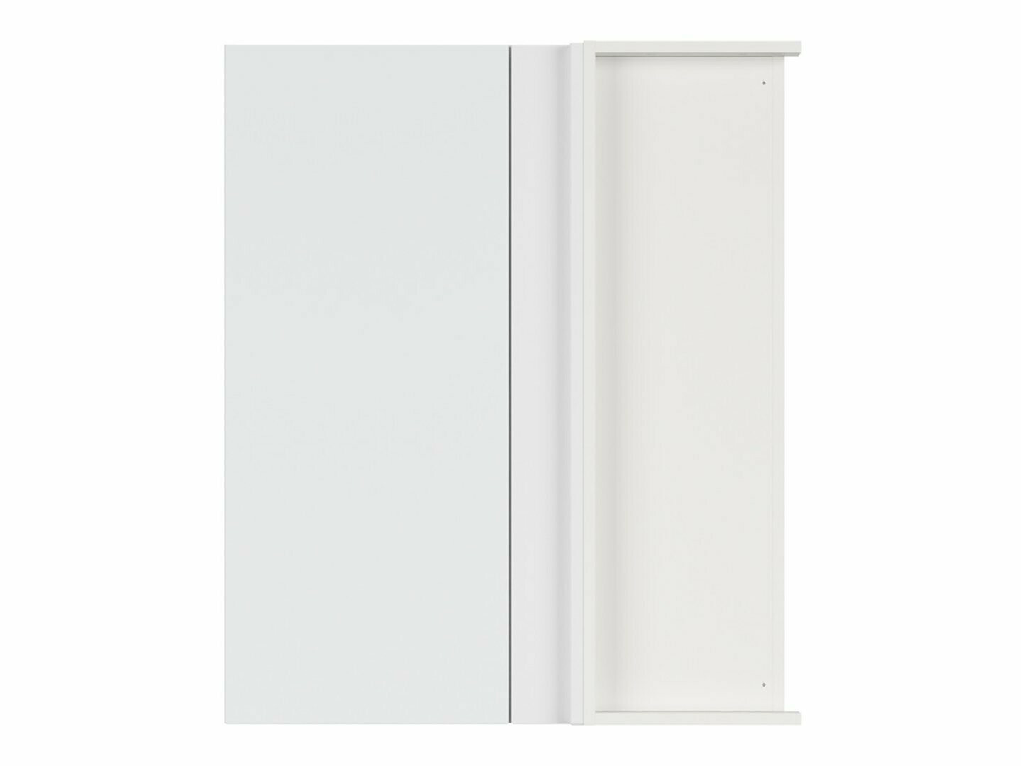 Модулен окачен ъглов шкаф Top White 156