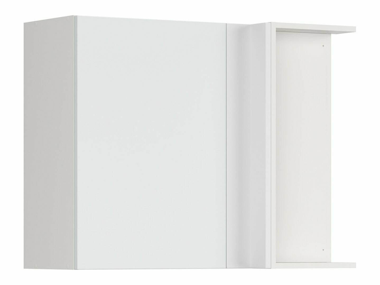 Модулен окачен ъглов шкаф Top White 157