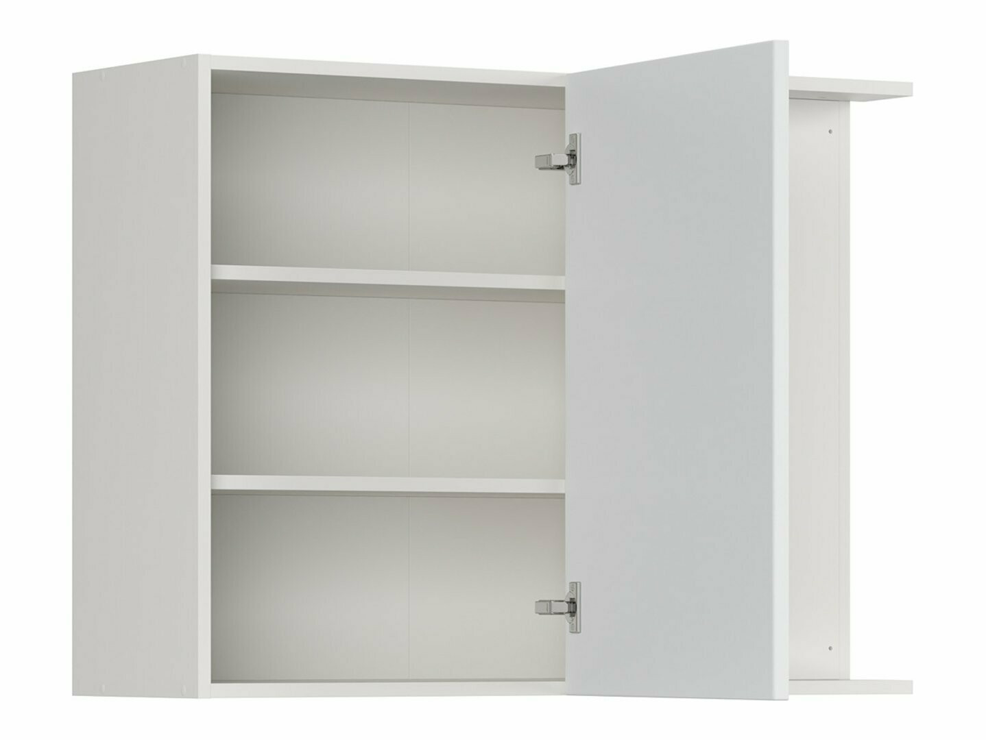 Модулен окачен ъглов шкаф Top White 157