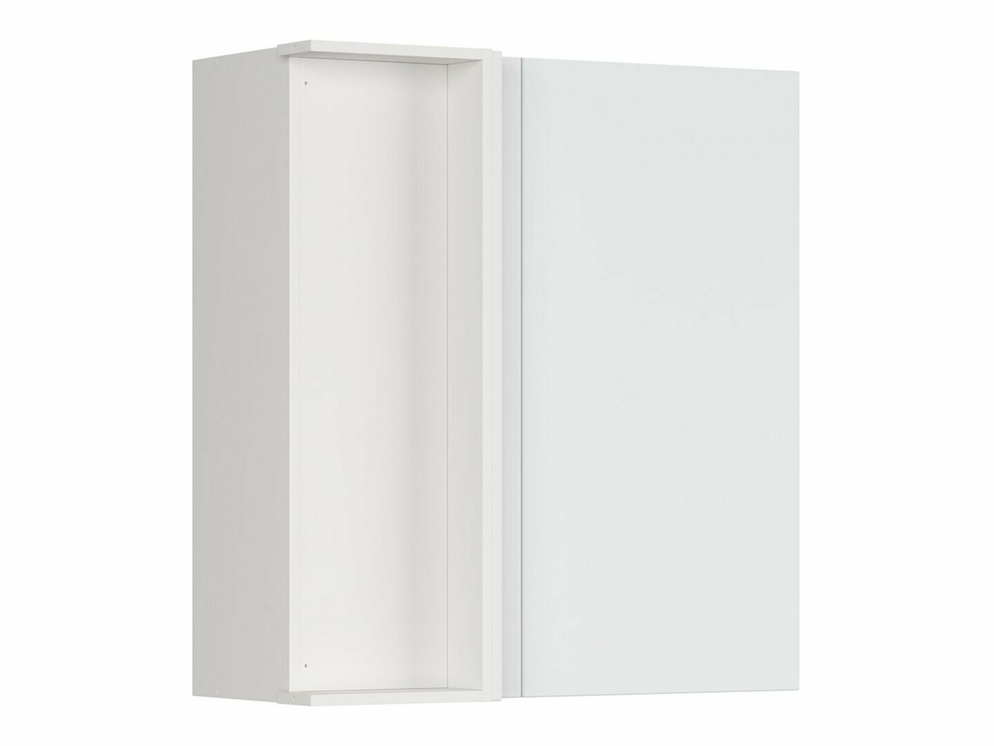 Модулен окачен ъглов шкаф Top White 158