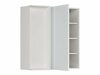 Модулен окачен ъглов шкаф Top White 158