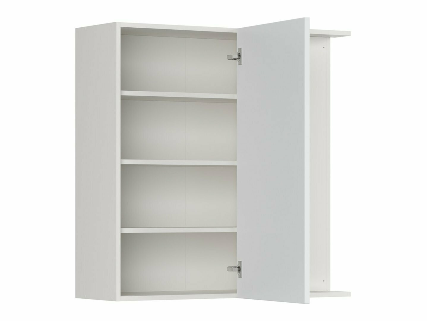 Модулен окачен ъглов шкаф Top White 158