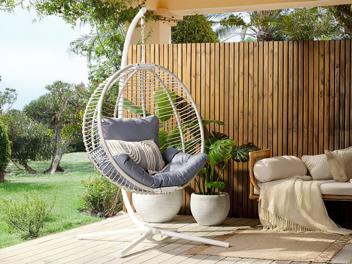 Градинска люлка Berwyn 2502 (Бял + Сив)