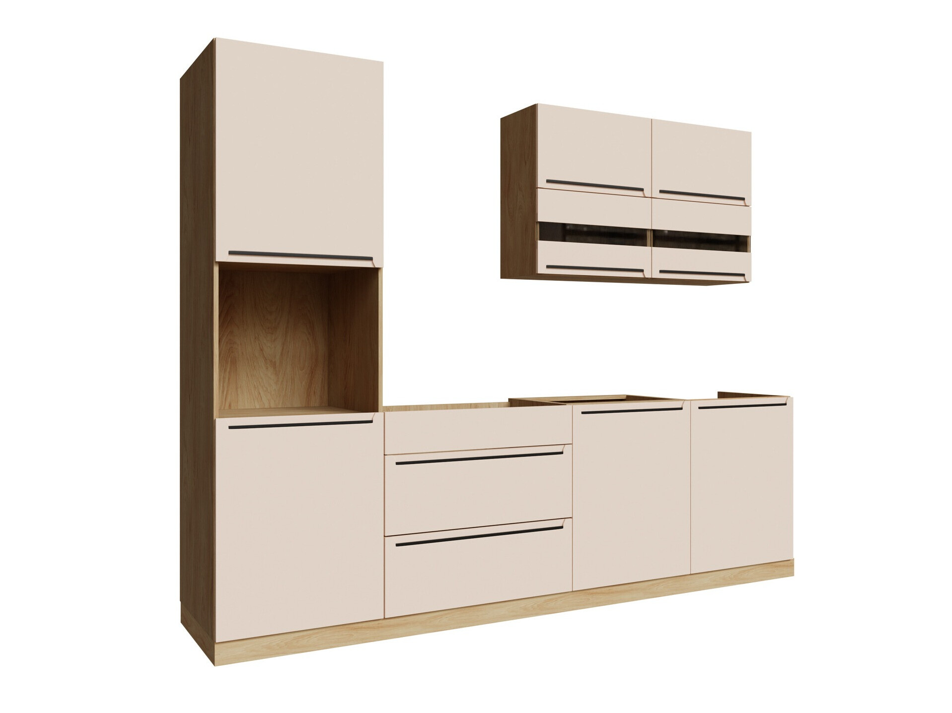 Модулен кухненски комплект Riso Beige 171