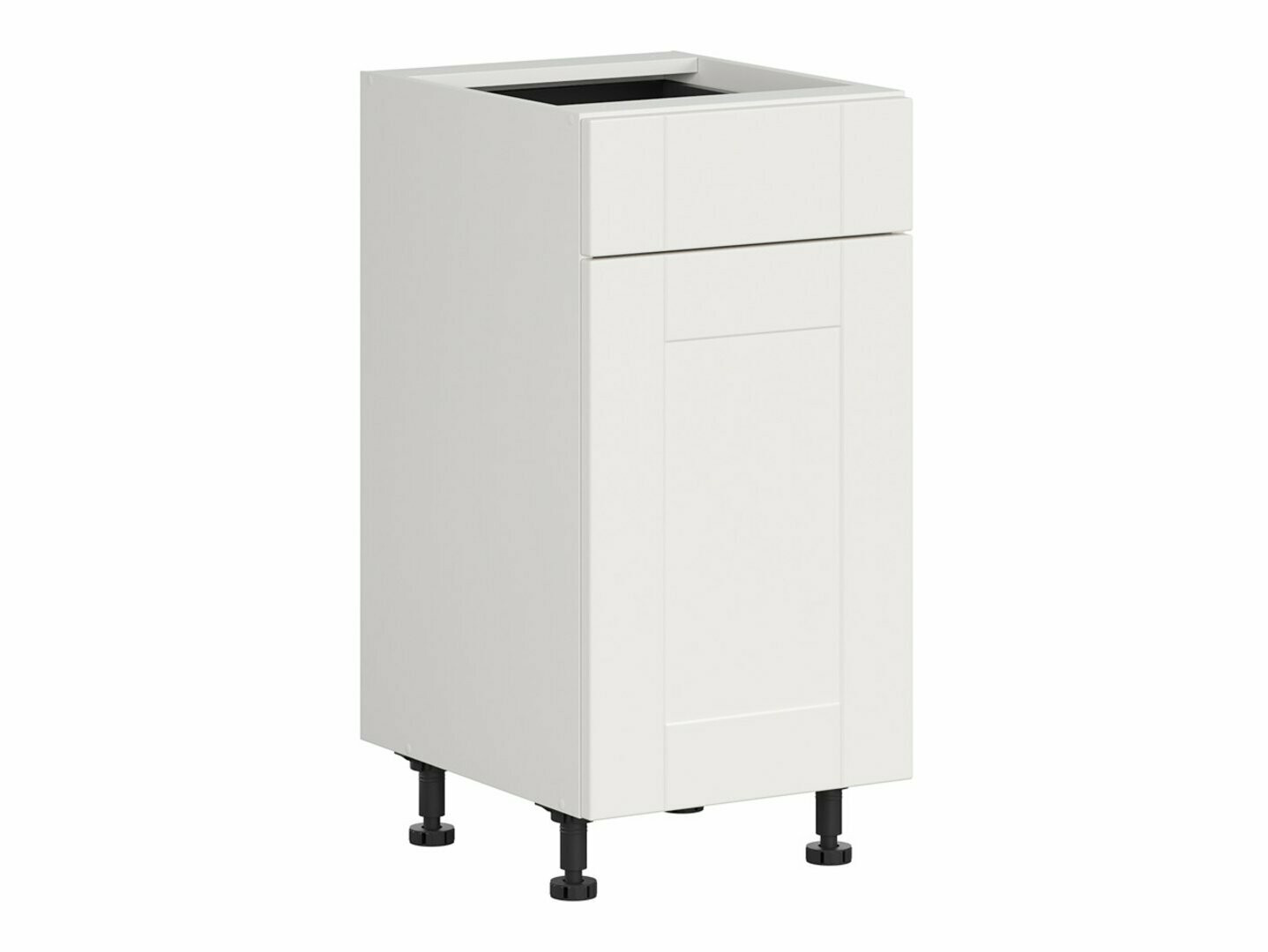 Модулен шкаф с чекмедже и врати Eva White 103