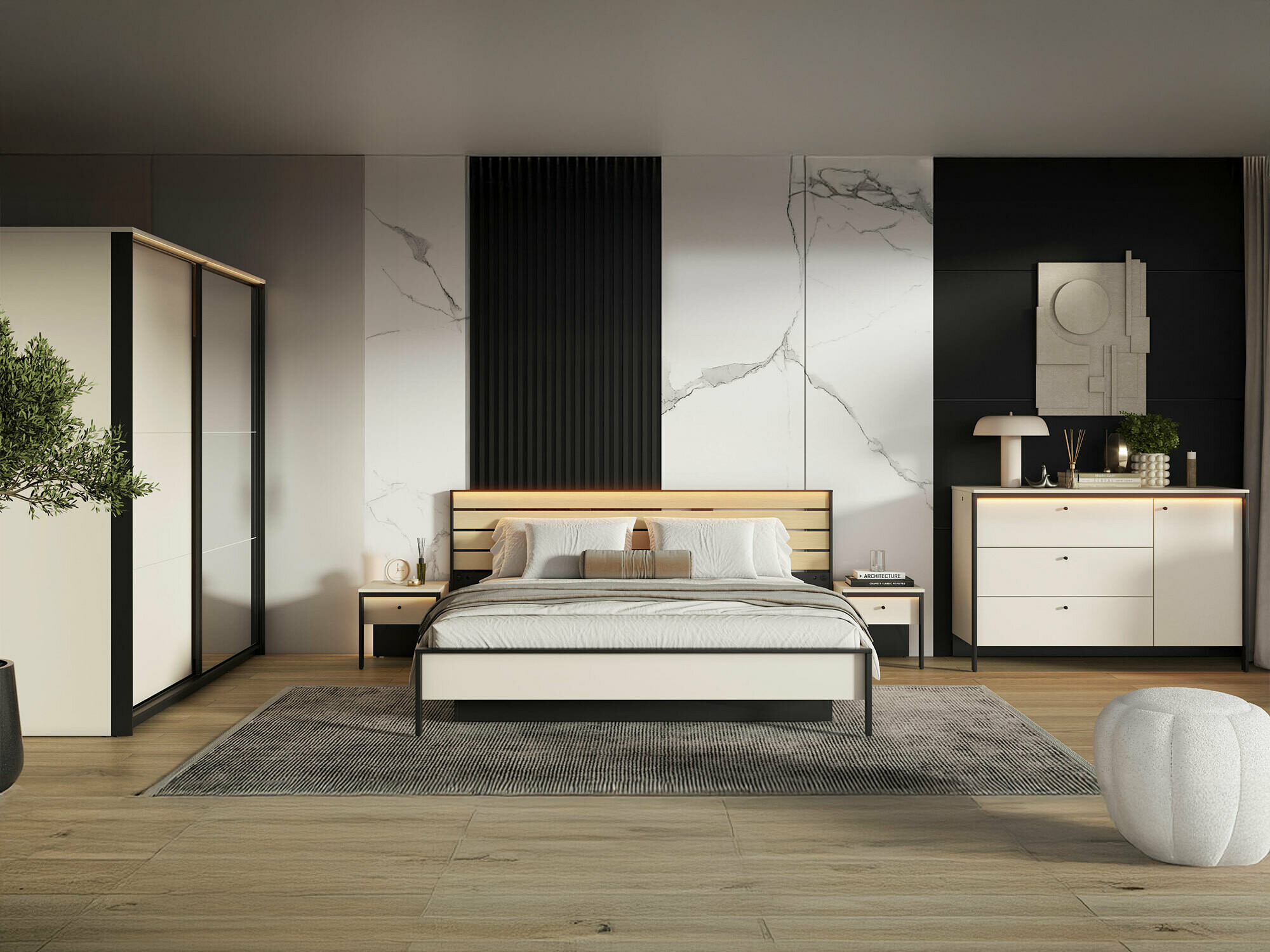 Комплект за спалня Virmoro 106