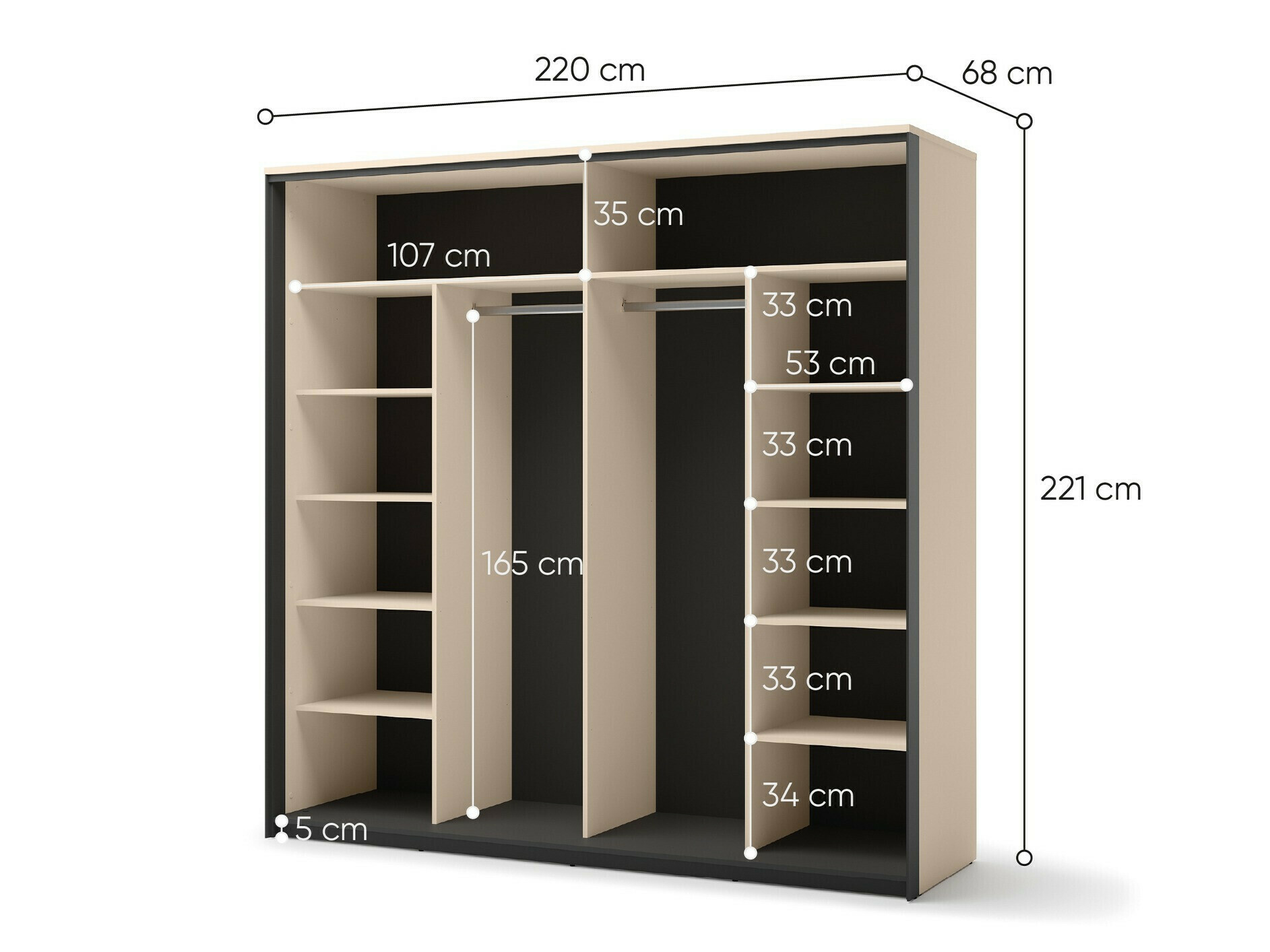 Комплект за спалня Virmoro 106