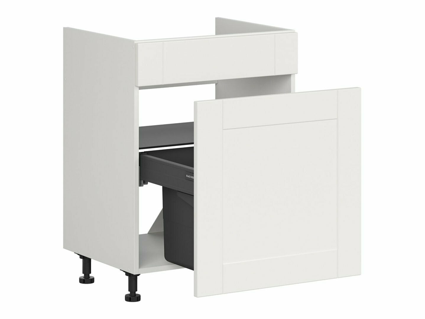 Модулен шкаф за мивка с врати Eva White 126