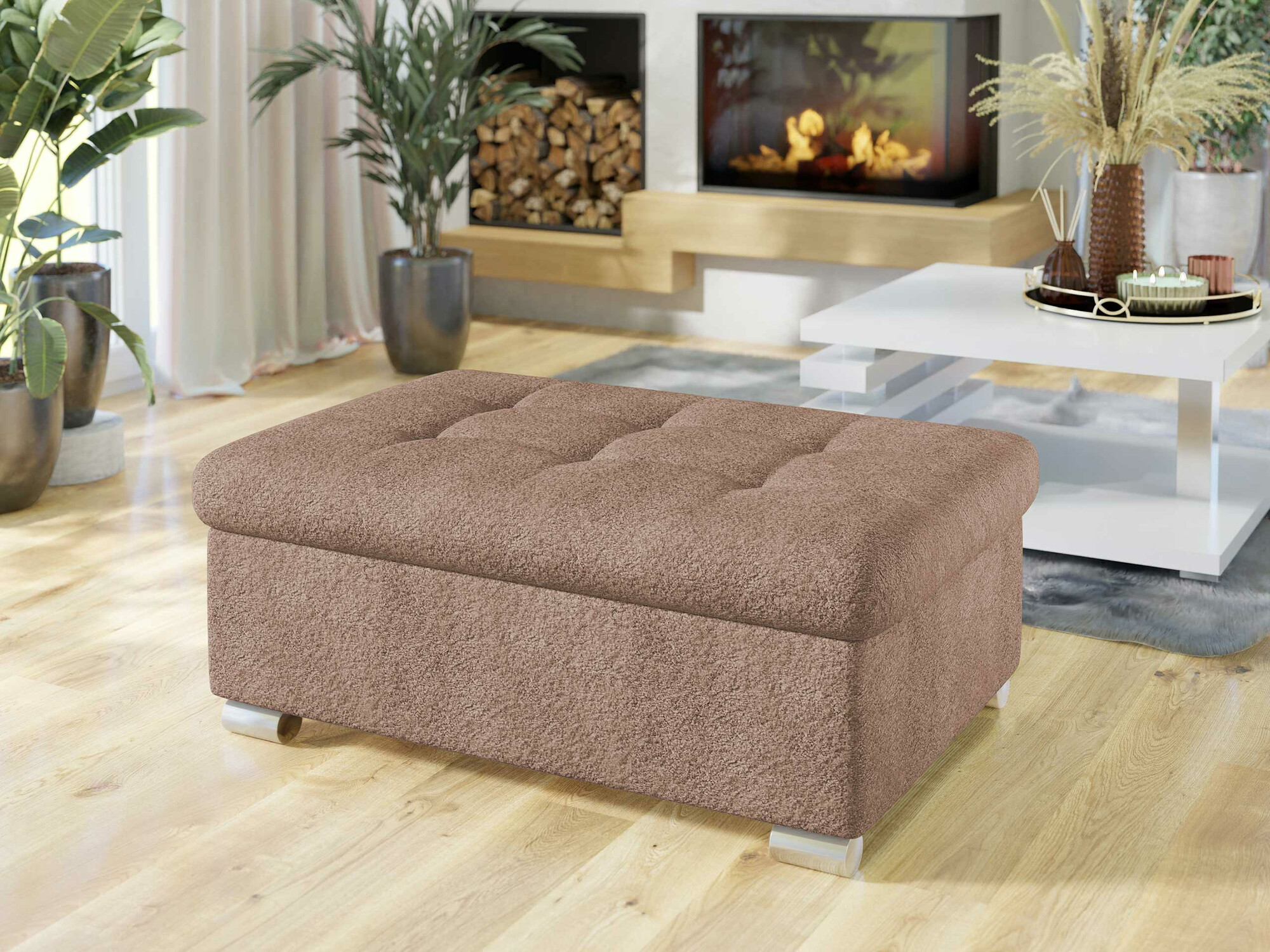 Тапицирана пейка Comfivo 118 (Coral 45)