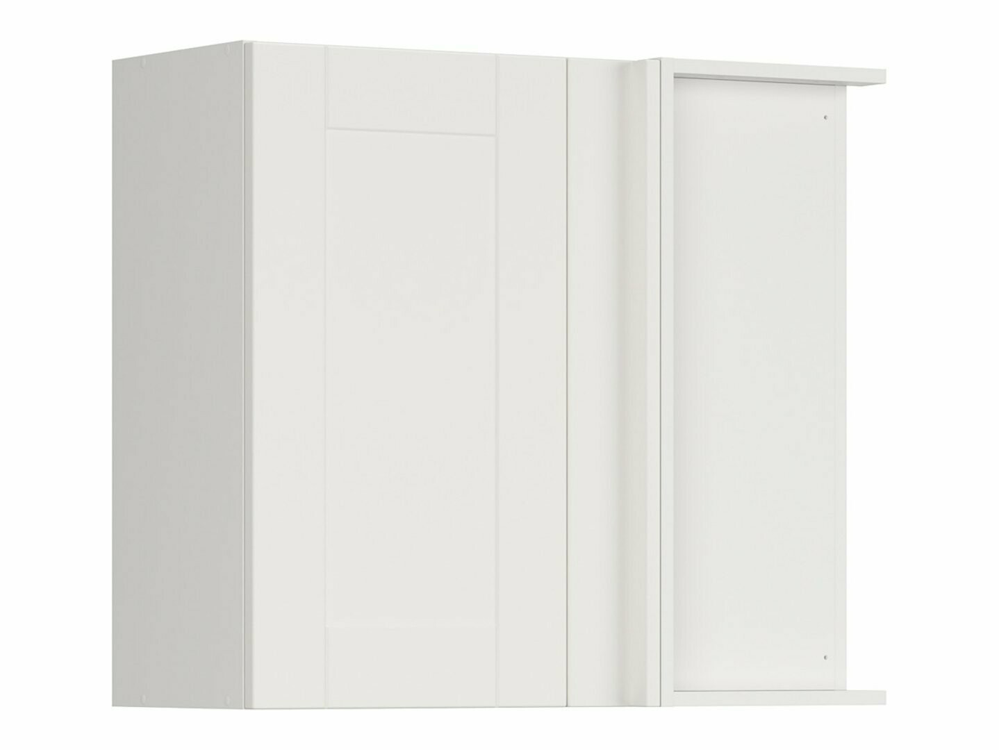 Модулен окачен ъглов шкаф Eva White 158