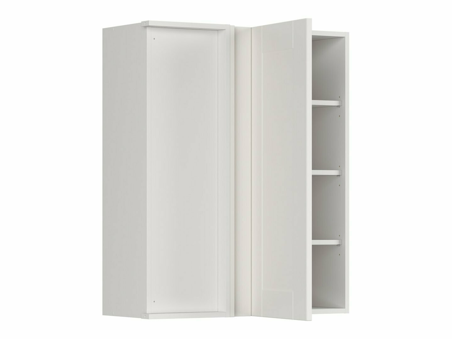 Модулен окачен ъглов шкаф Eva White 159