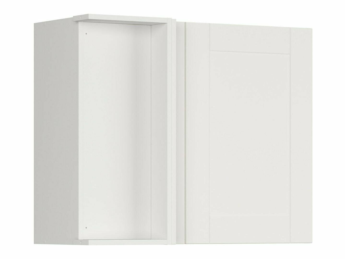 Модулен окачен ъглов шкаф Eva White 160