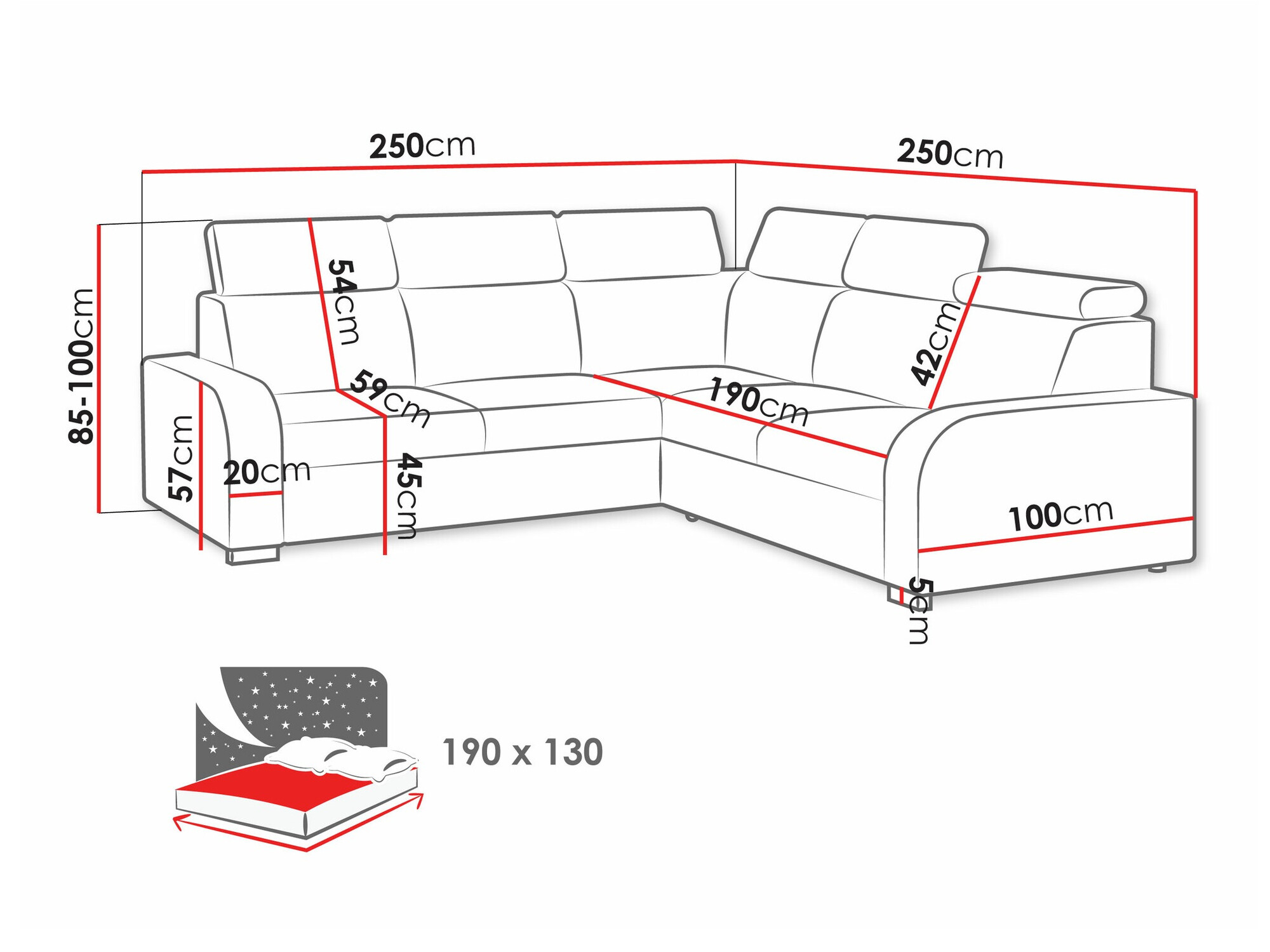 Ъглов диван Etrcala 101 (Crown 2)