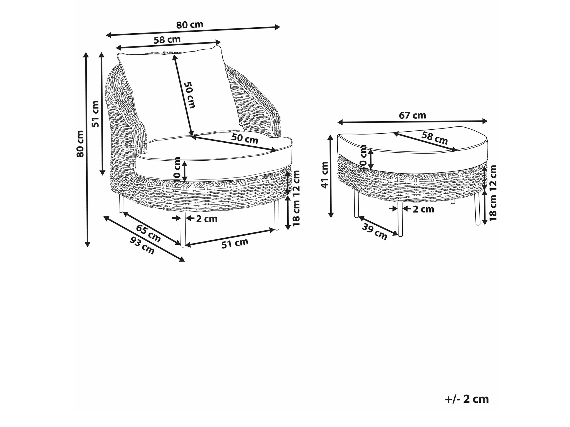 Градински комплект Berwyn 2531 (Роза)