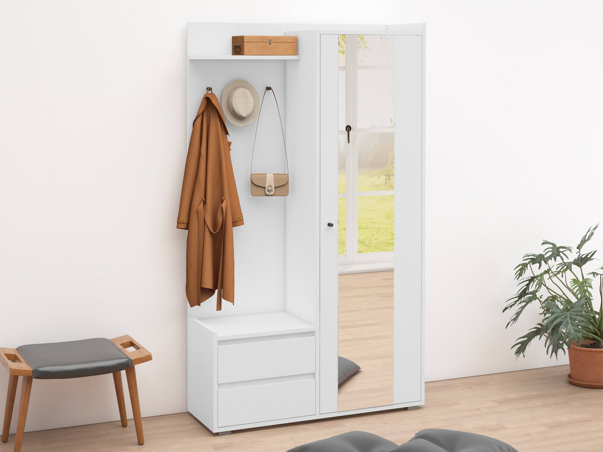 Комплект за антре Denton 1446 (Бял)