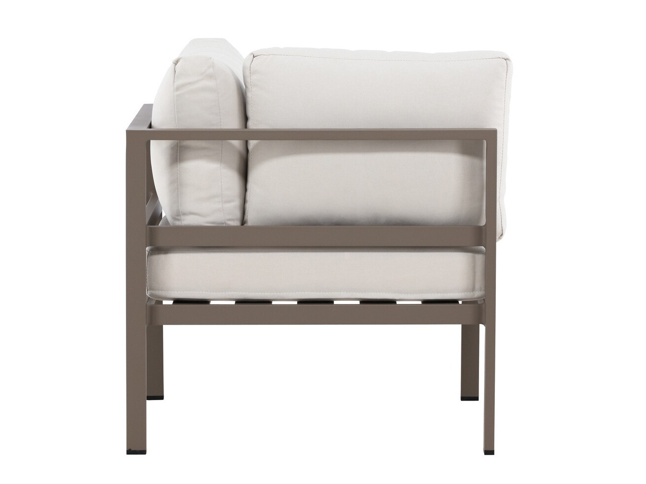 Градински фотьойл Dallas 4740 (Кафяв + Бежов)