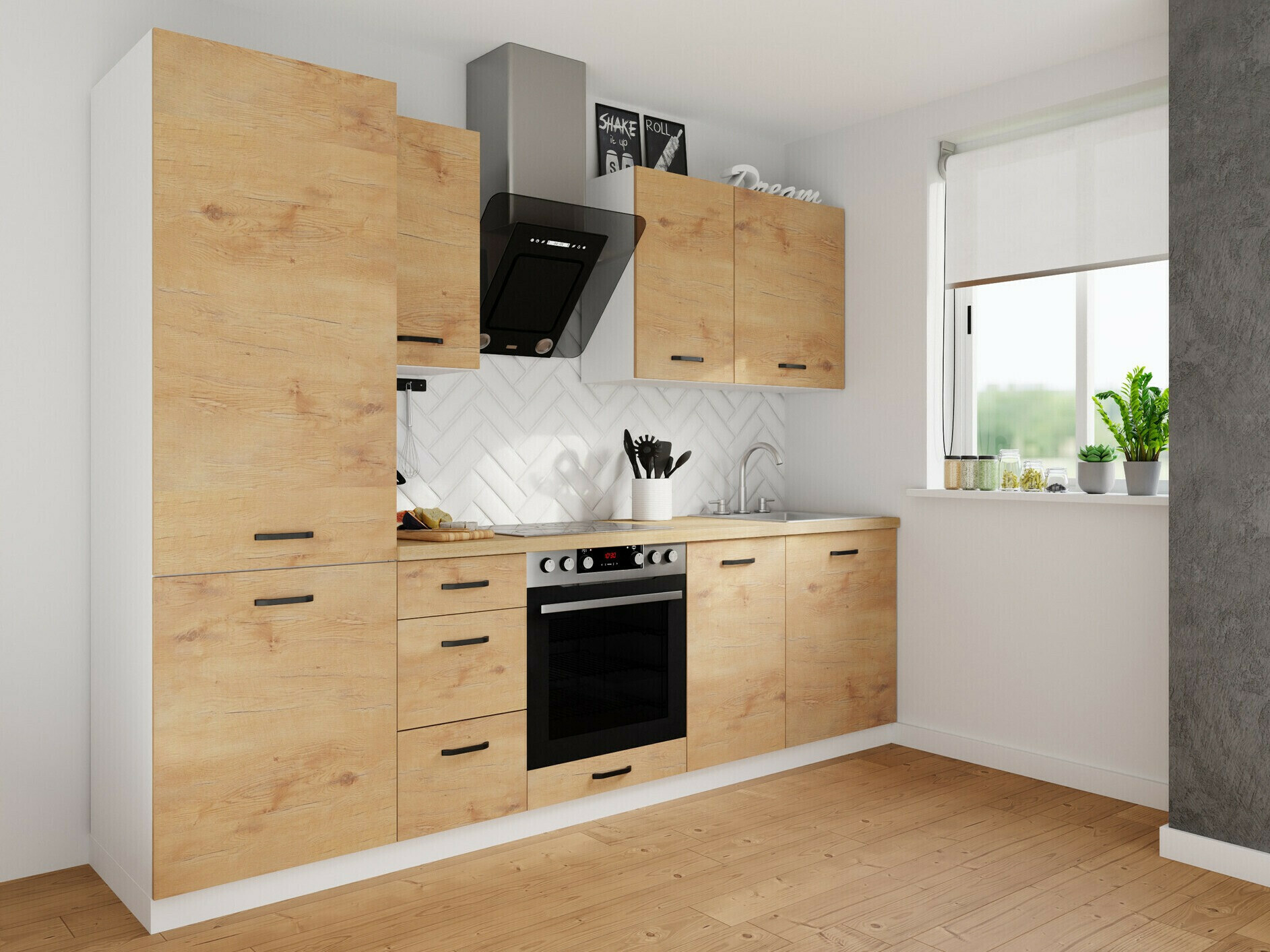 Модулен шкаф с врати Amper Lancelot 112