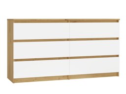 Скрин Elbvelu 102 (Artisan дъб + Бял)