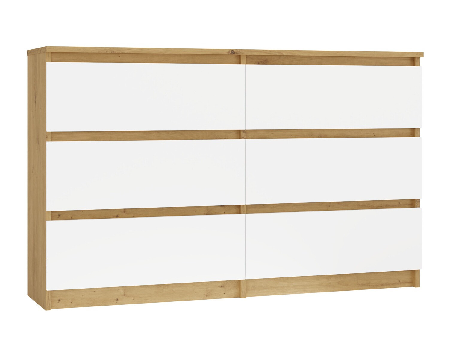 Скрин Elbvelu 103 (Artisan дъб + Бял)