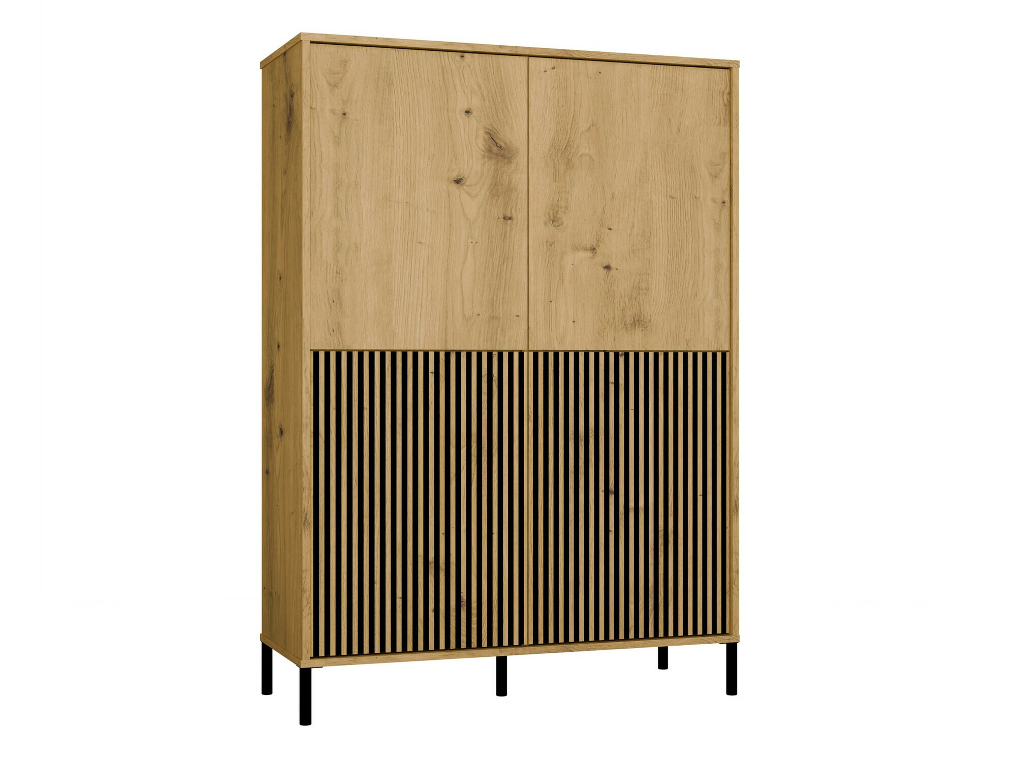 Етажерка Orlsone 104 (Artisan дъб + Черен)