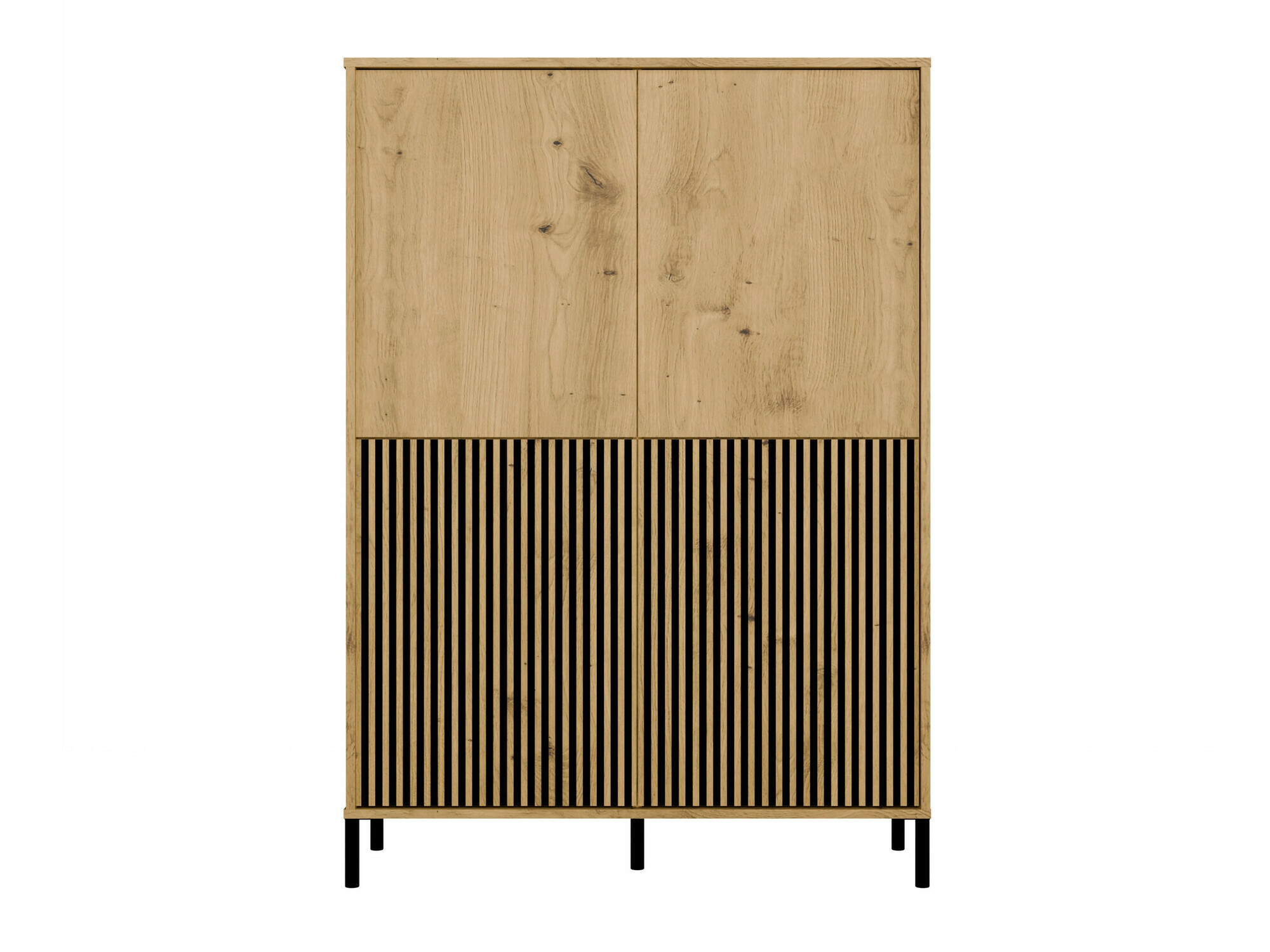 Етажерка Orlsone 104 (Artisan дъб + Черен)