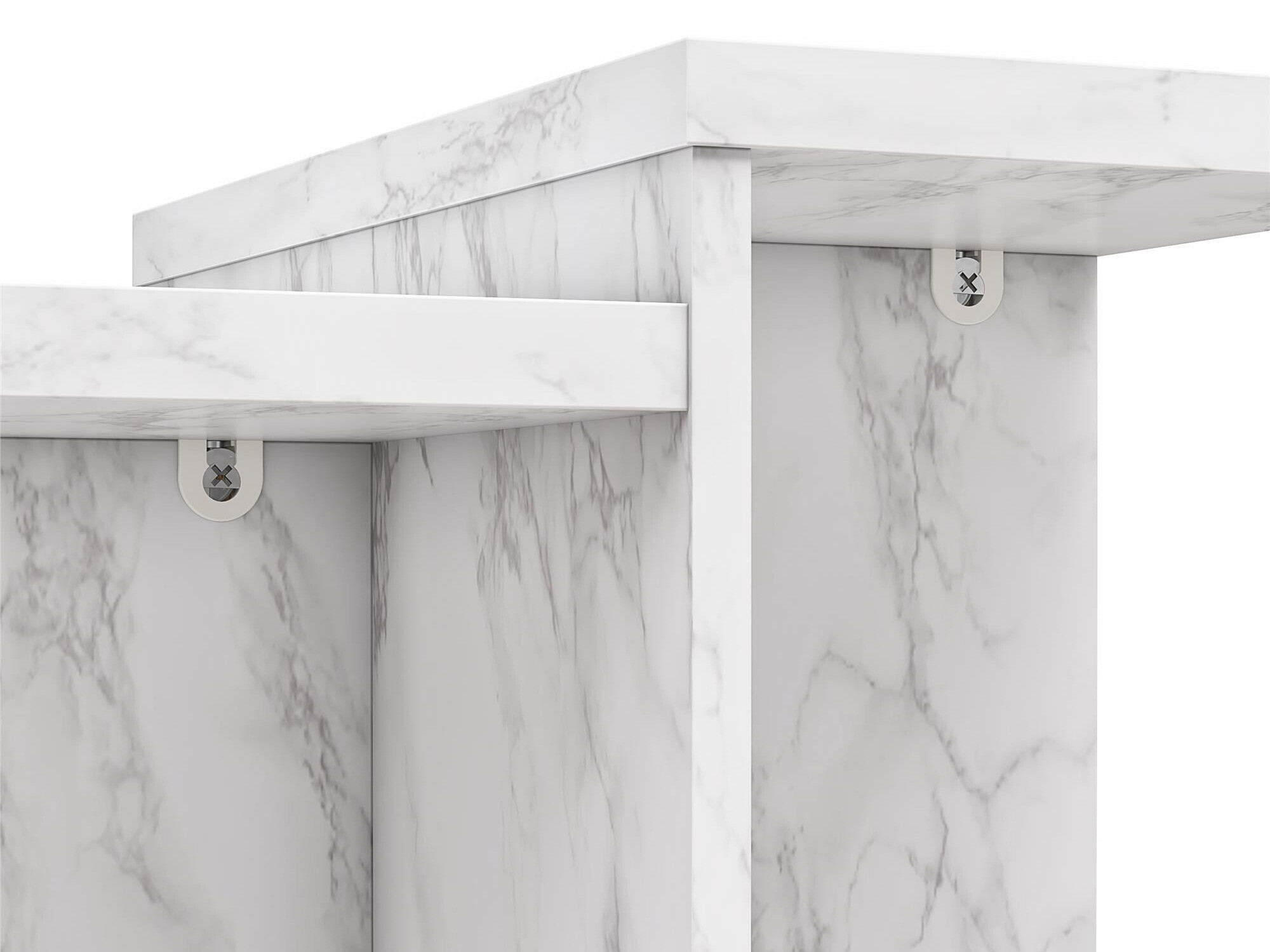 Масичка за кафе CosmoLiving by Cosmopolitan 169 (Бял мрамор)