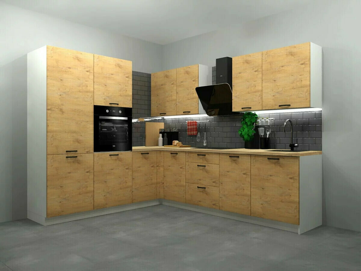 Модулен ъглов шкаф Amper Lancelot 131