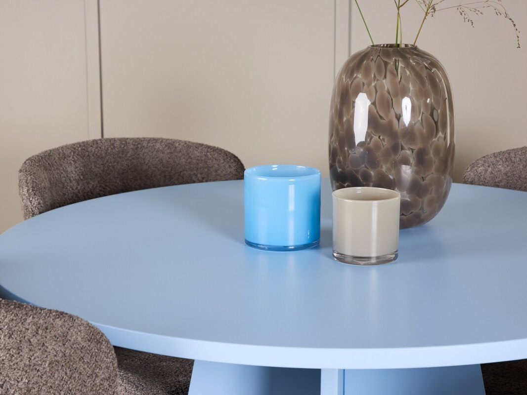 Маса и столове за трапезария Dallas 4747 (Кафяв)