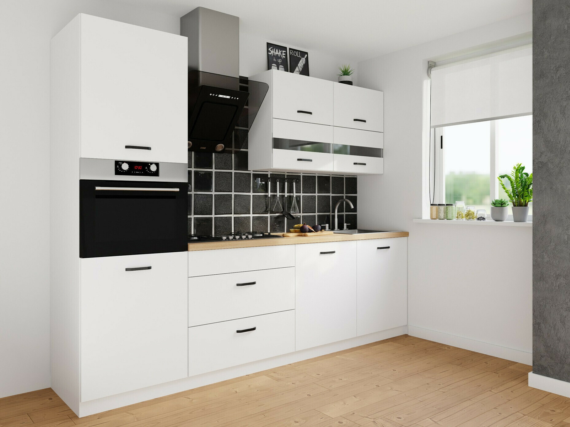 Модулен окачен шкаф Top White 151