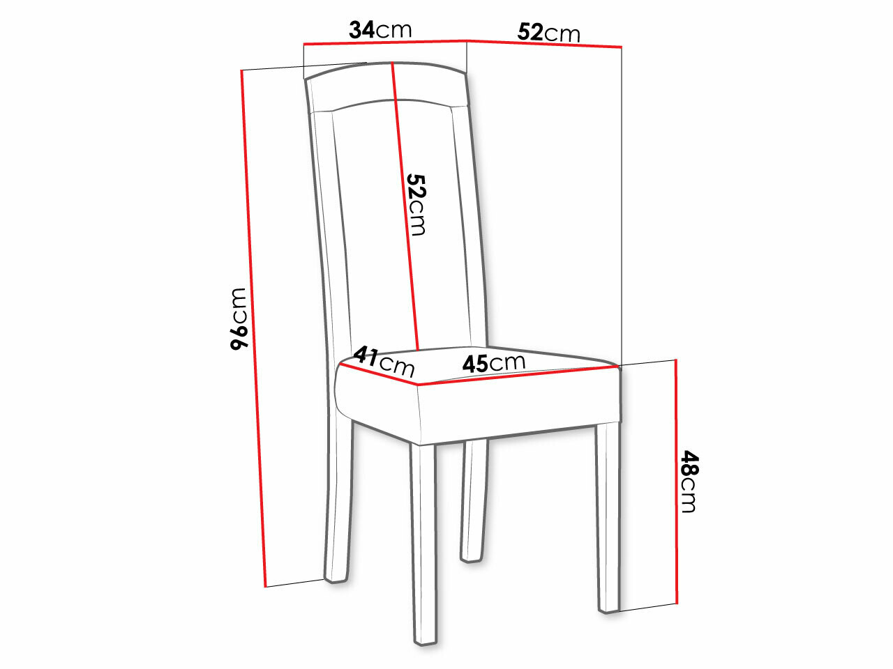 Стол Victorville 345 (Черен)