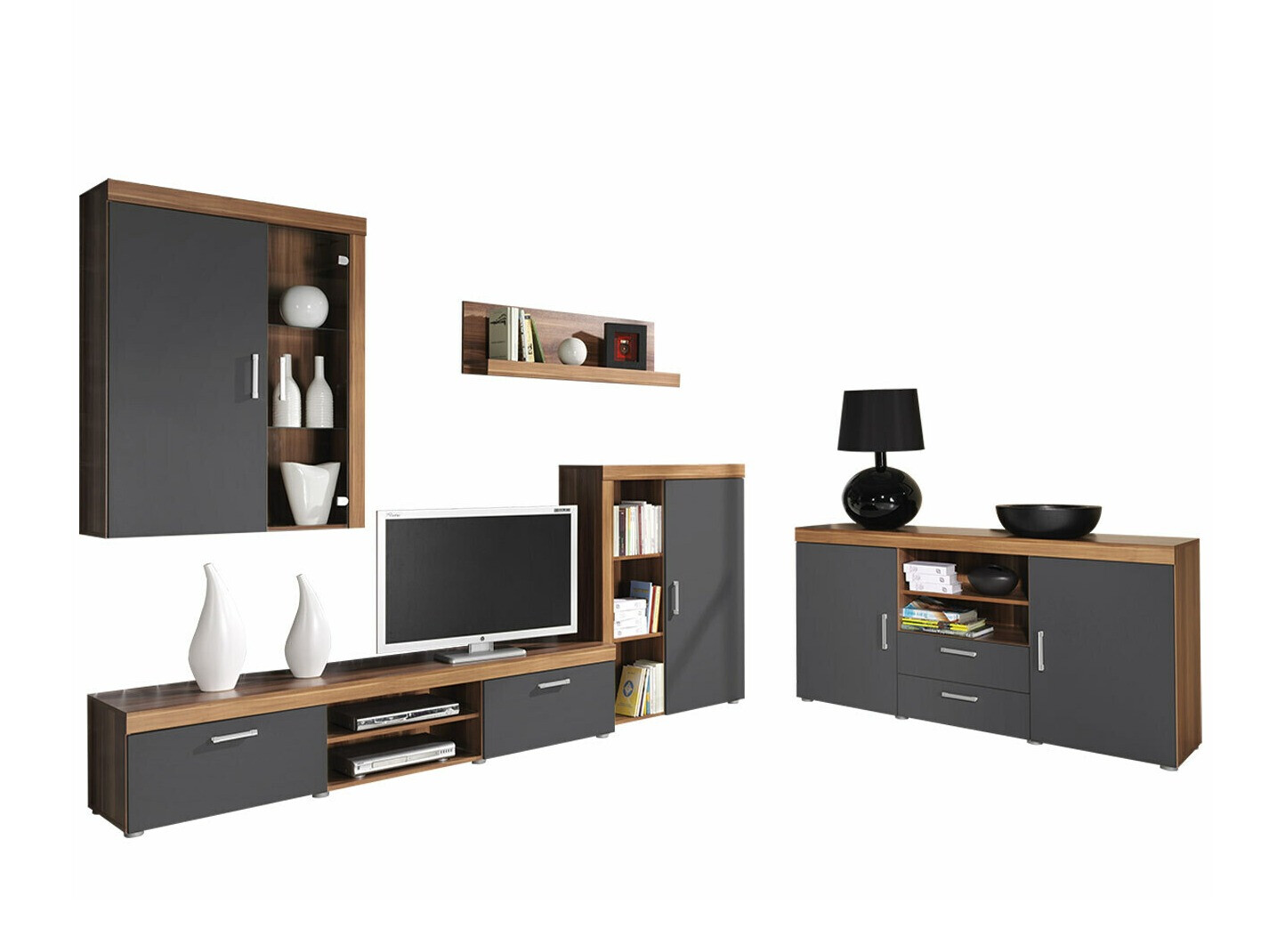 Комплект за хол Cormiru 109 (Слива + графит)