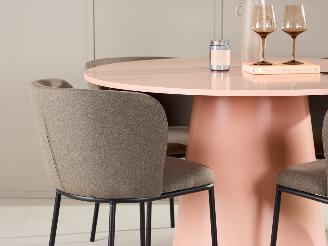 Маса и столове за трапезария Dallas 4750 (Кафяв)