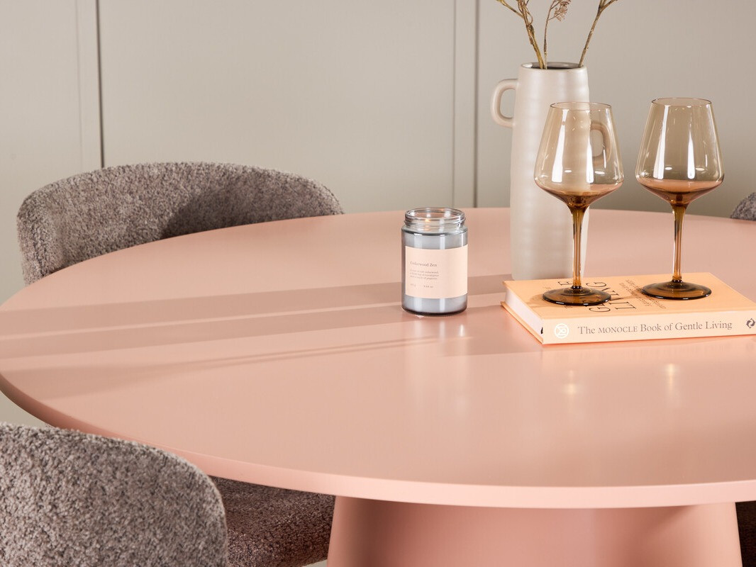 Маса и столове за трапезария Dallas 4751 (Кафяв)