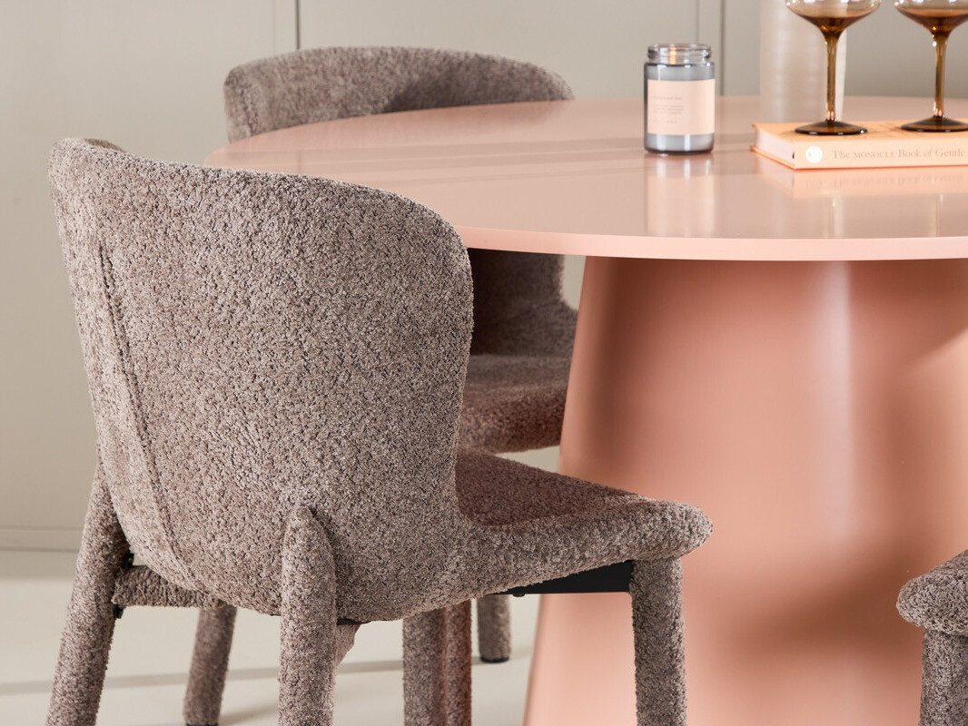 Маса и столове за трапезария Dallas 4751 (Кафяв)