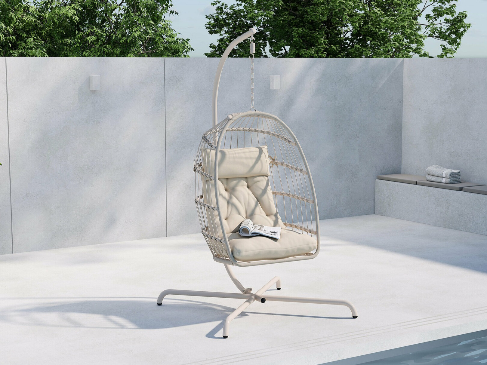 Градинска люлка Dallas 4756 (Бежов)