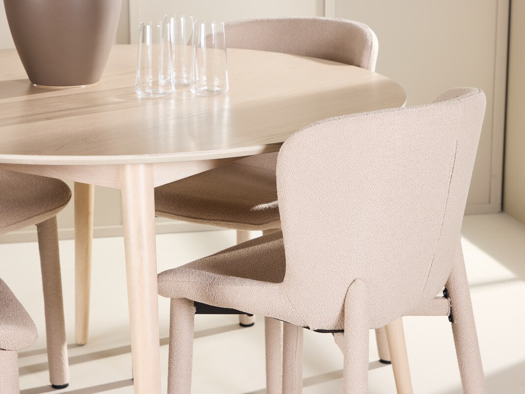 Маса и столове за трапезария Dallas 4757 (Бежов)