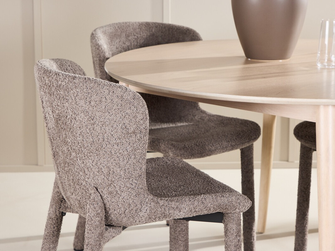 Маса и столове за трапезария Dallas 4757 (Кафяв)